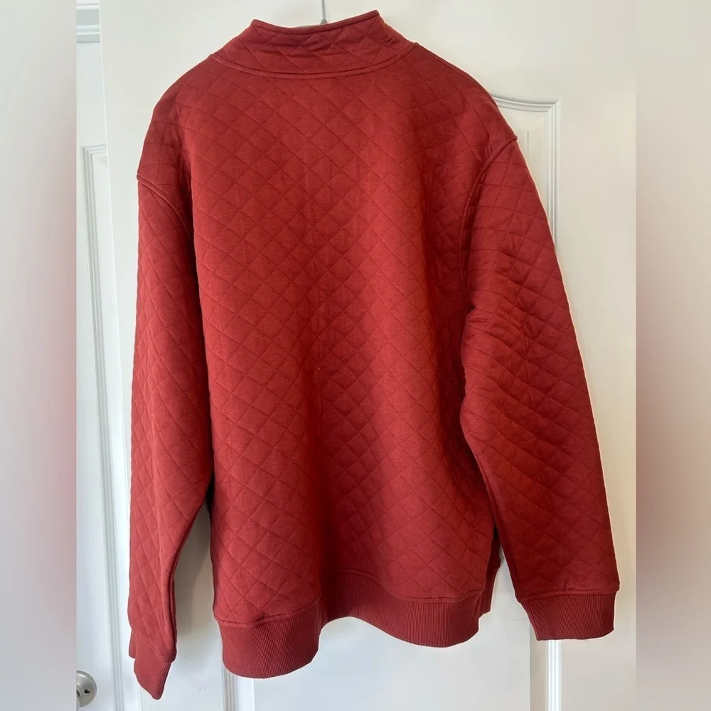 NWT George Men's Quilted Snap Pullover Jacket - Size 2XL - Picture 4 of 8